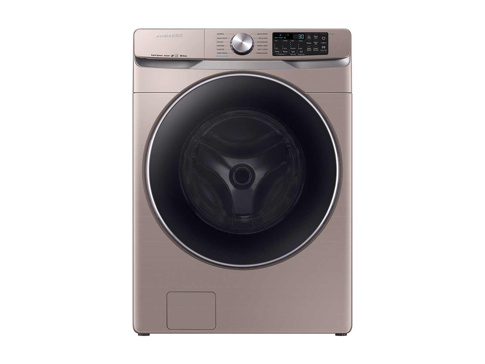 Samsung 4.5 cu. ft. Smart Front Load Washer with Super Speed in Champagne(WF45R6300AC/US)