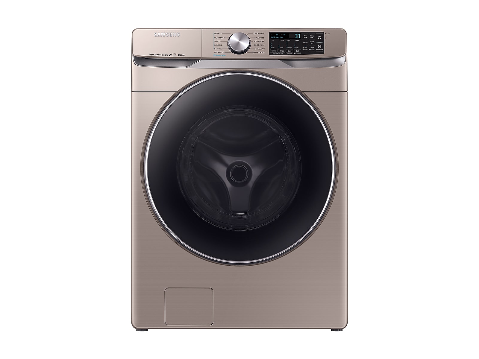 Samsung 4.5 cu. ft. Smart Front Load Washer with Super Speed in Champagne(WF45R6300AC/US) photo