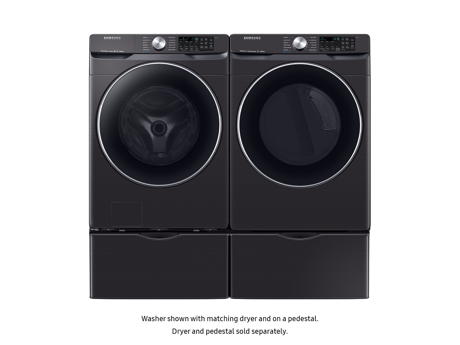 Thumbnail image of 4.5 cu. ft. Smart Front Load Washer with Super Speed in Black Stainless Steel