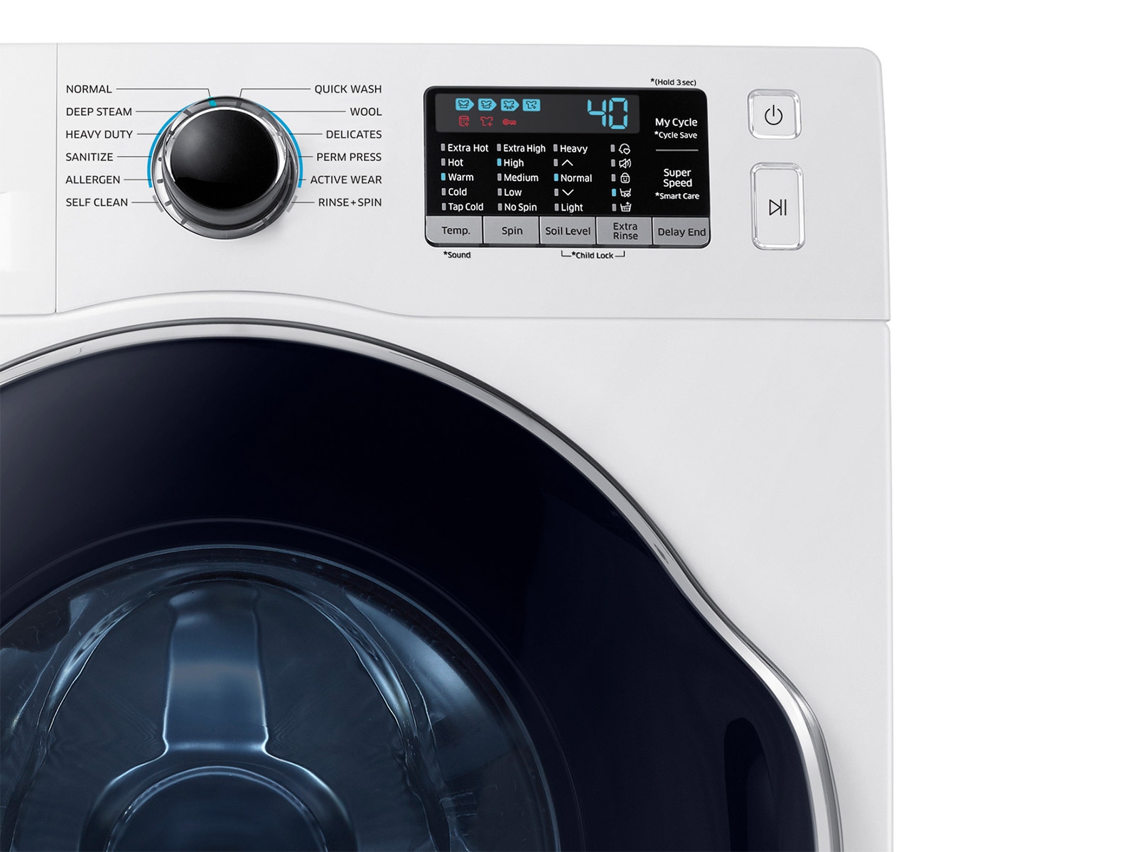 2 2 Cu Ft Front Load Washer With Super Speed In White Washer
