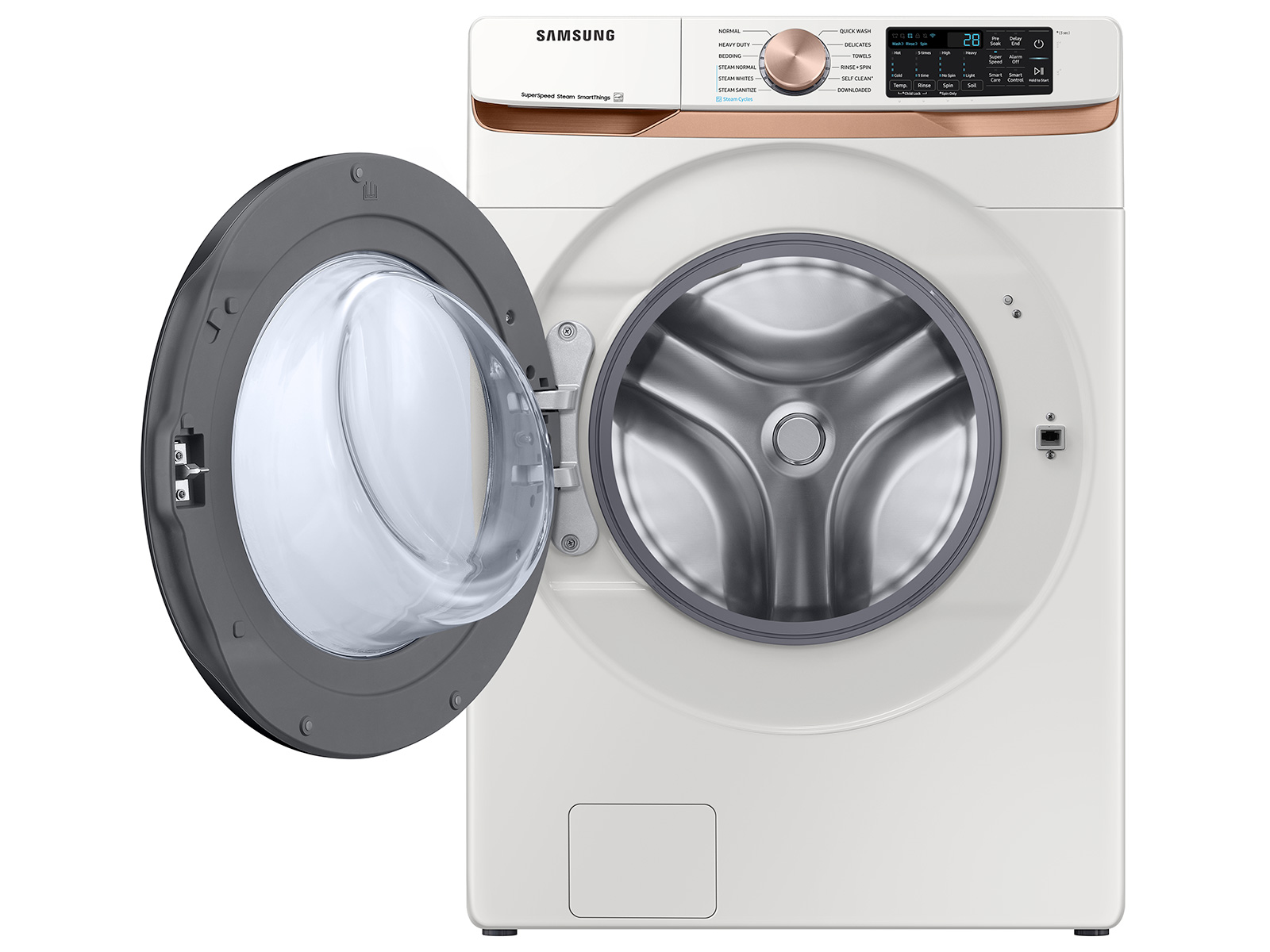 Samsung WF50BG8300AEUS 5.0 cu. ft. Extra Large Capacity Smart Front Load  Washer with Super Speed Wash