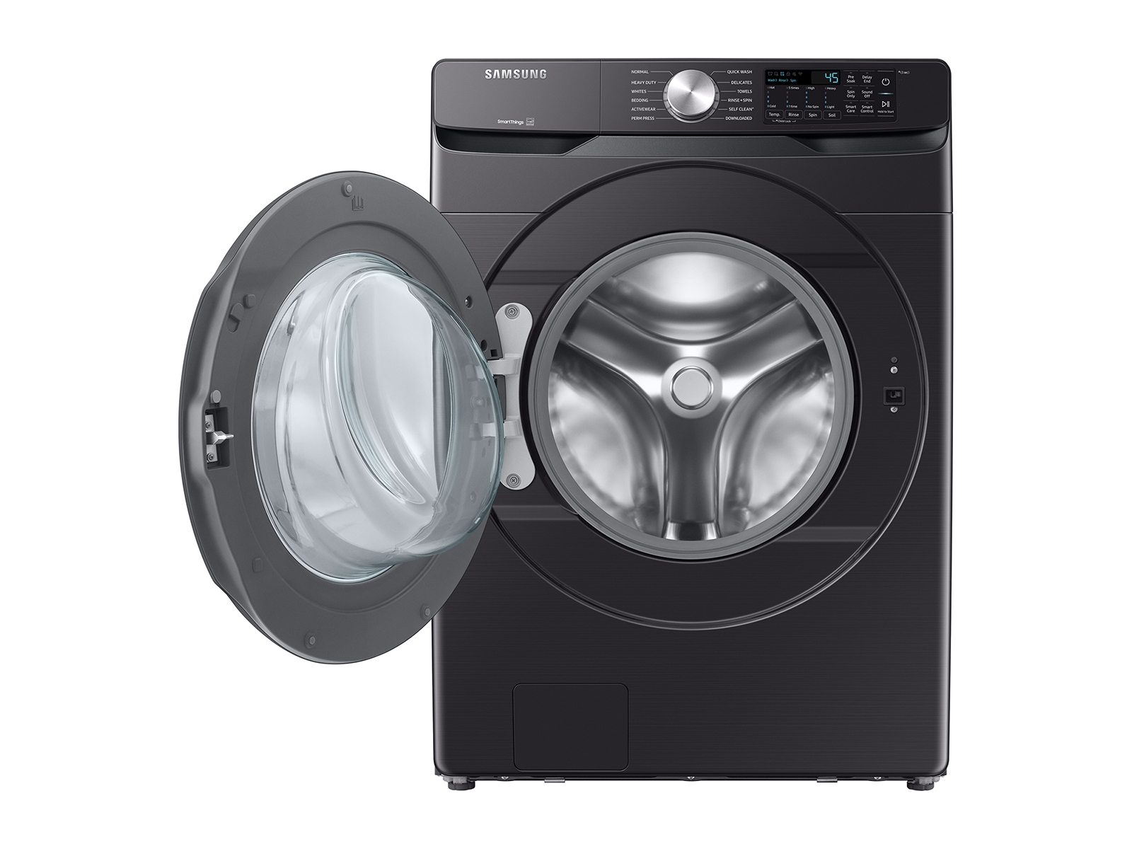 Thumbnail image of 5.1 cu. ft. Extra-Large Capacity Smart Front Load Washer with Vibration Reduction Technology+ in Brushed Black