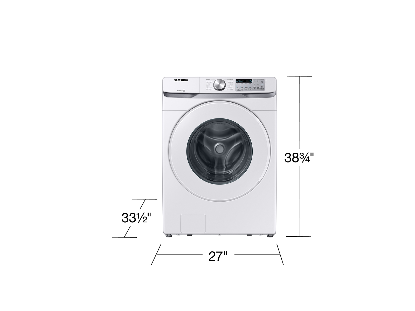 Thumbnail image of 5.1 cu. ft. Extra-Large Capacity Smart Front Load Washer with Vibration Reduction Technology+ in White