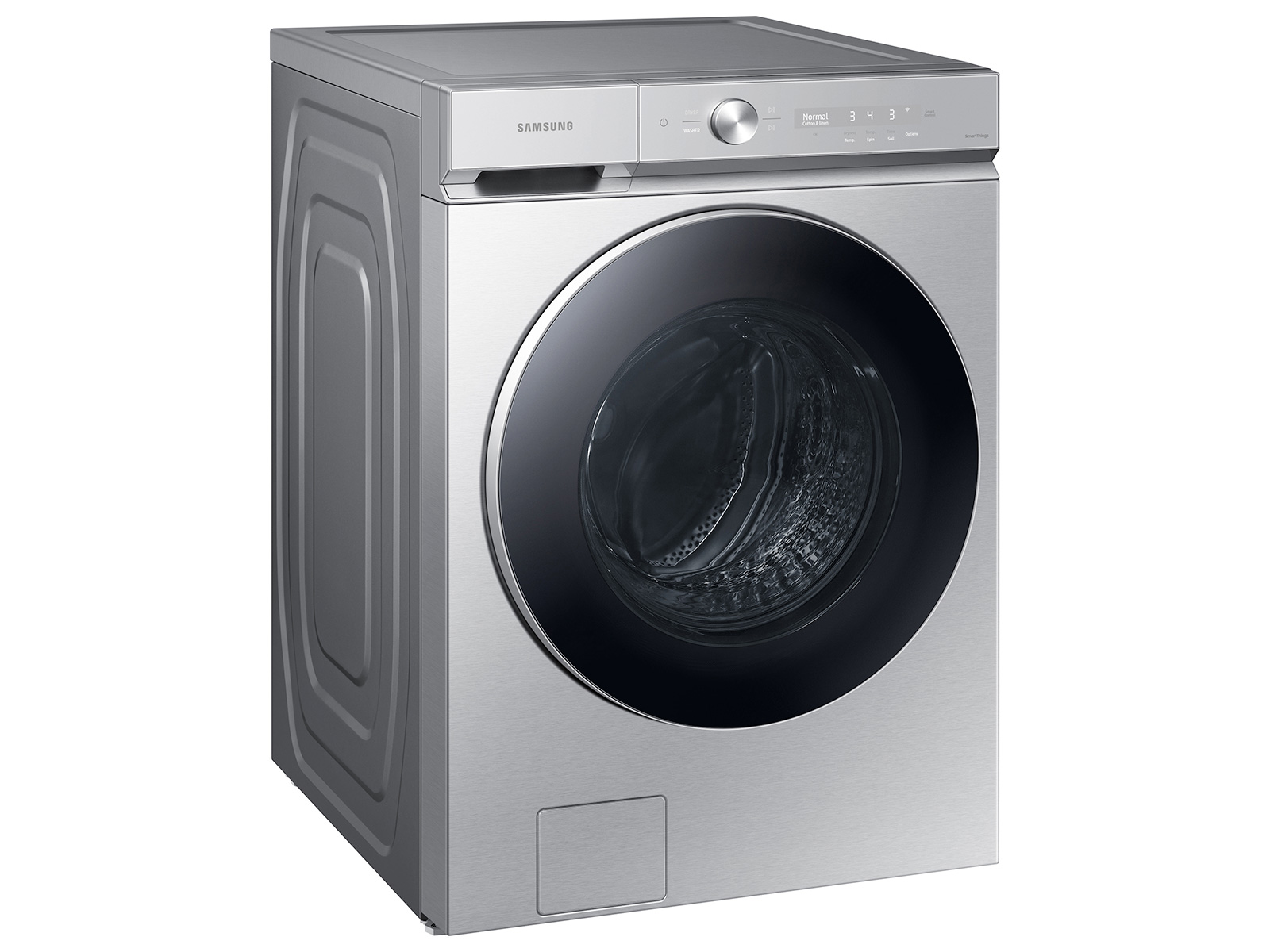 Thumbnail image of Bespoke 5.3 cu. ft. Ultra Capacity Front Load Washer with AI OptiWash&trade; and Auto Dispense in Silver Steel