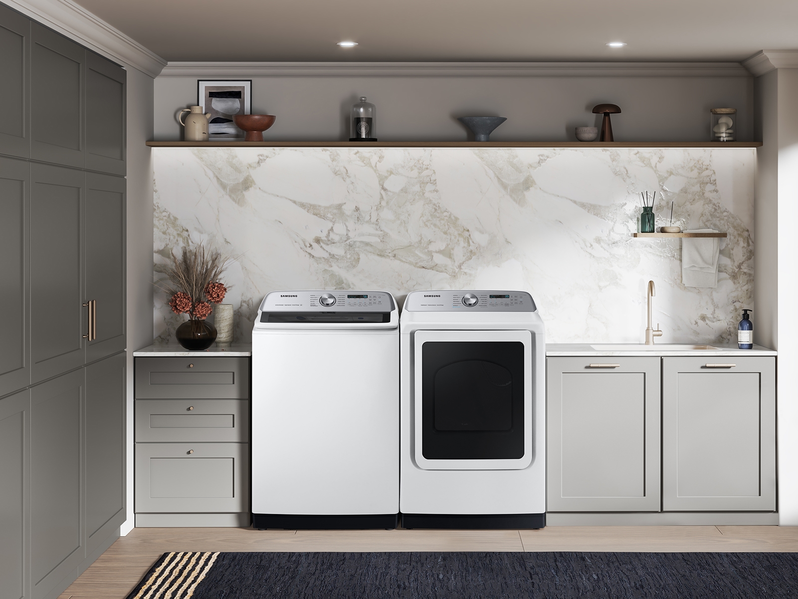 Thumbnail image of 5.1 cu. ft. Large Capacity Smart Top Load Washer with ActiveWave&trade; Agitator and Super Speed Wash in White