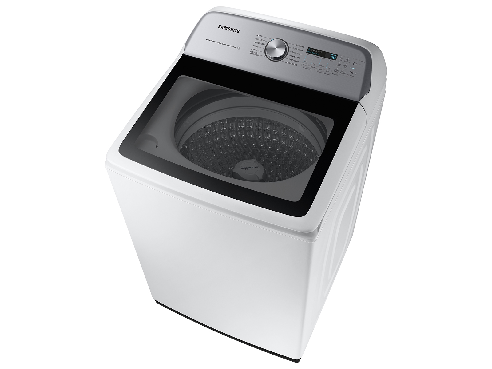 Thumbnail image of 5.1 cu. ft. Large Capacity Smart Top Load Washer with ActiveWave™ Agitator and Super Speed Wash in White