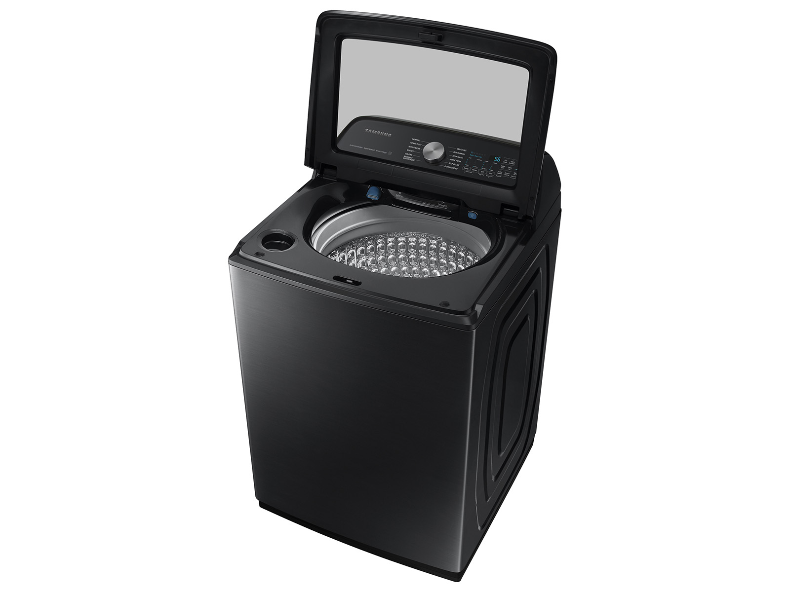 Thumbnail image of 5.2 cu. ft. Large Capacity Smart Top Load Washer with Super Speed Wash in Brushed Black