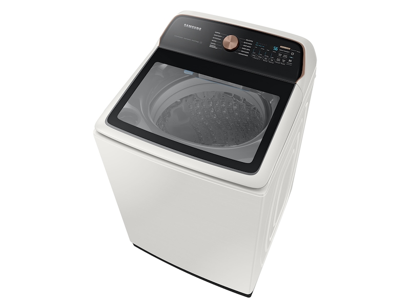 5.5 cu. ft. Extra-Large Capacity Smart Top Load Washer with Auto Dispense System in Ivory