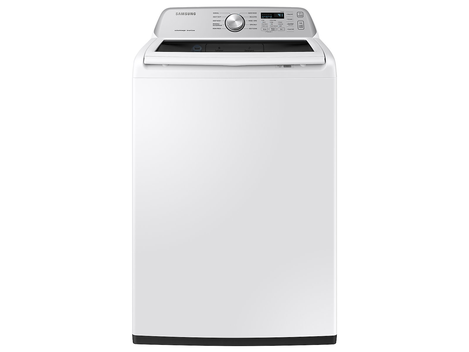 Samsung 4.5 cu. ft. Capacity Top Load Washer with Active WaterJet in White(WA45T3400AW/A4) photo