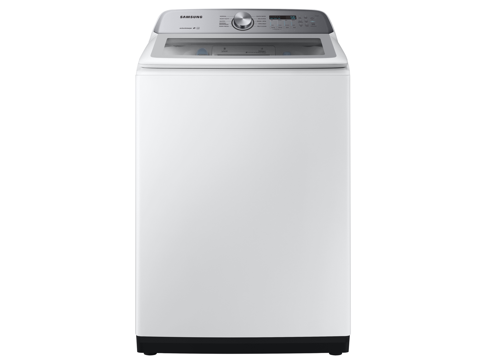 Samsung 5.0 cu. ft. Top Load Washer with Active WaterJet in White(WA50R5200AW/US)