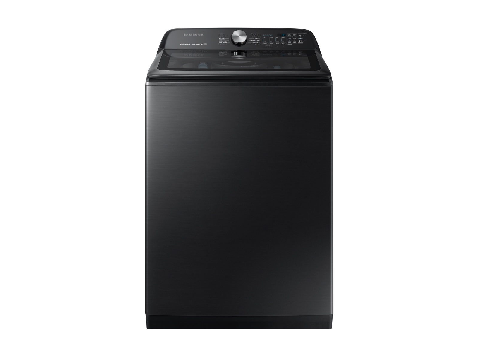 5.0 cu. ft. Top Load Washer with Super Speed in Black Stainless 