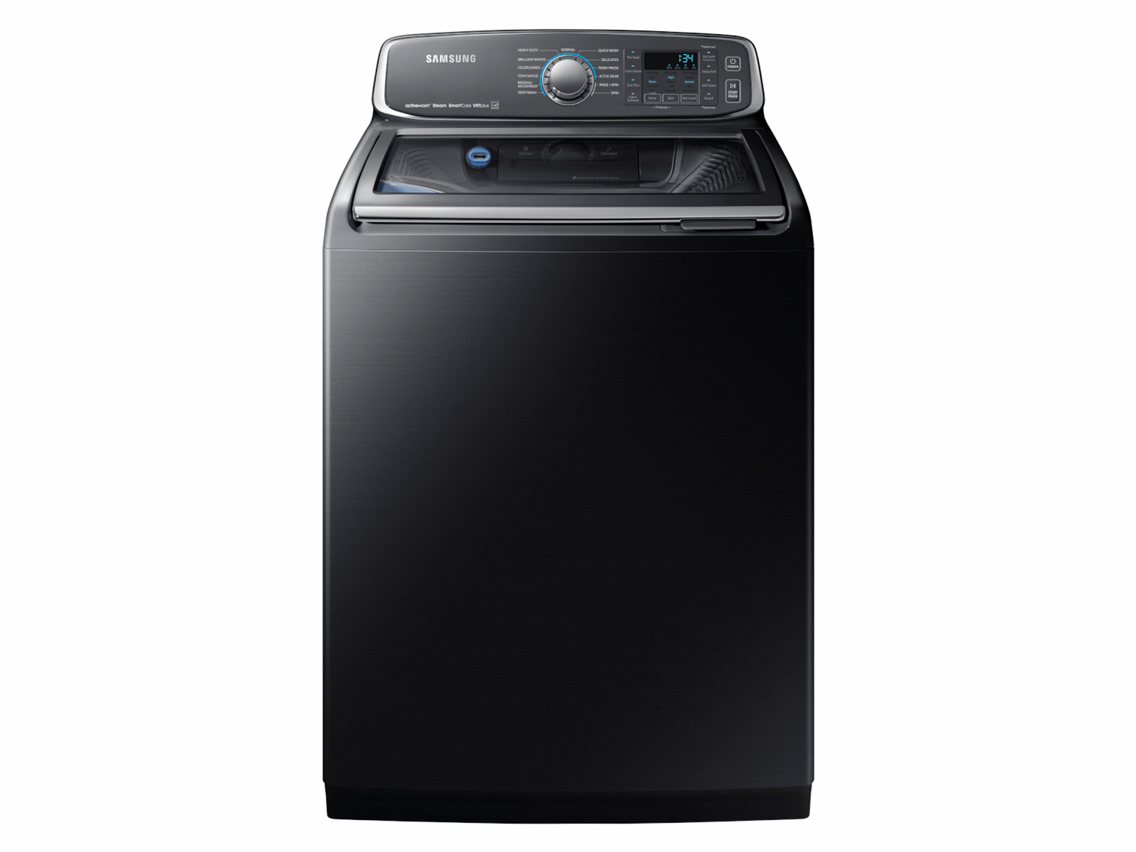 Photos - Washing Machine Samsung 5.2 cu. ft. activewash™ Top Load Washer in Black Stainless Steel ( 