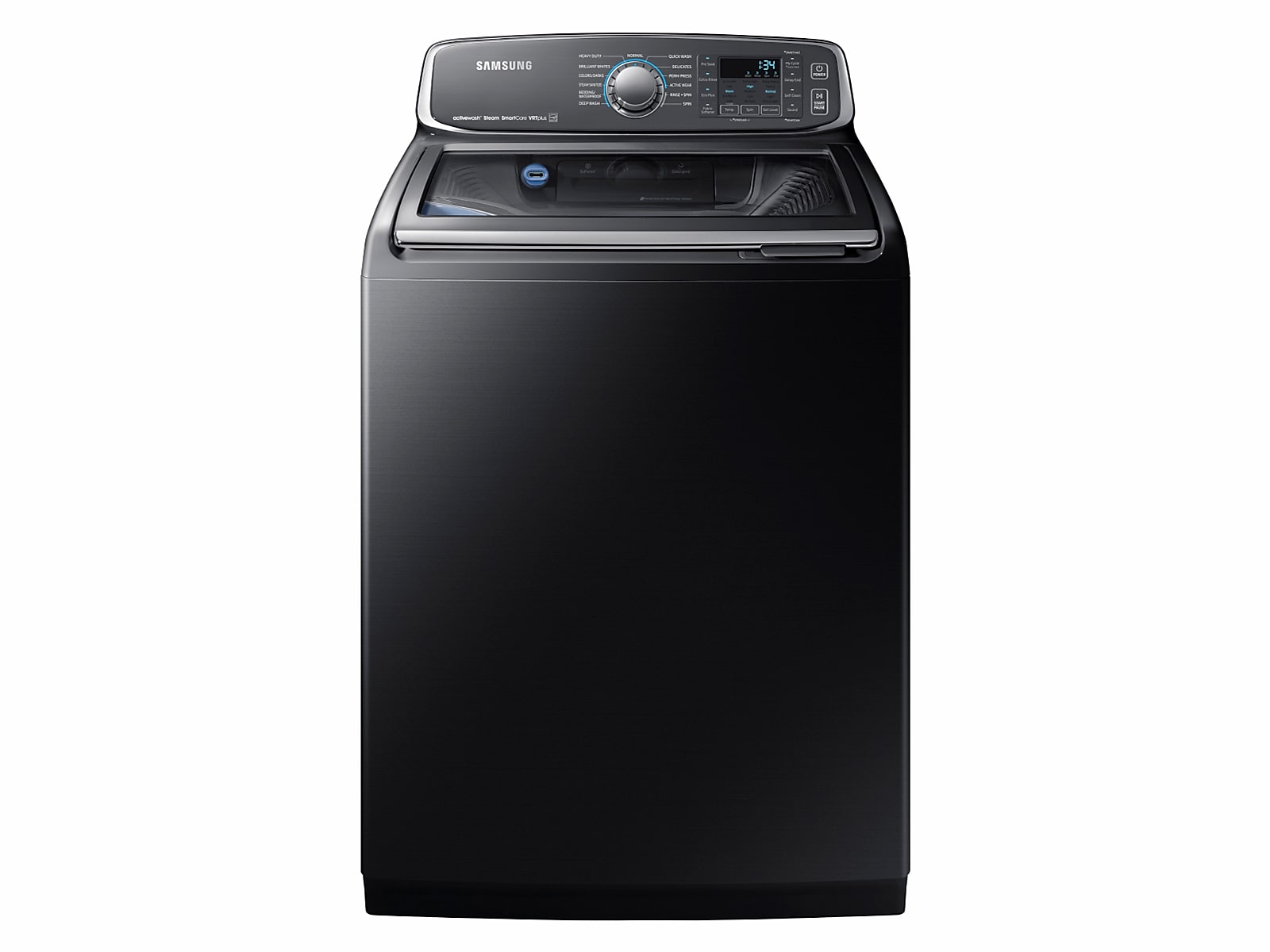 Photos - Washing Machine Samsung 5.2 cu. ft. activewash™ Top Load Washer in Black Stainless Steel ( 