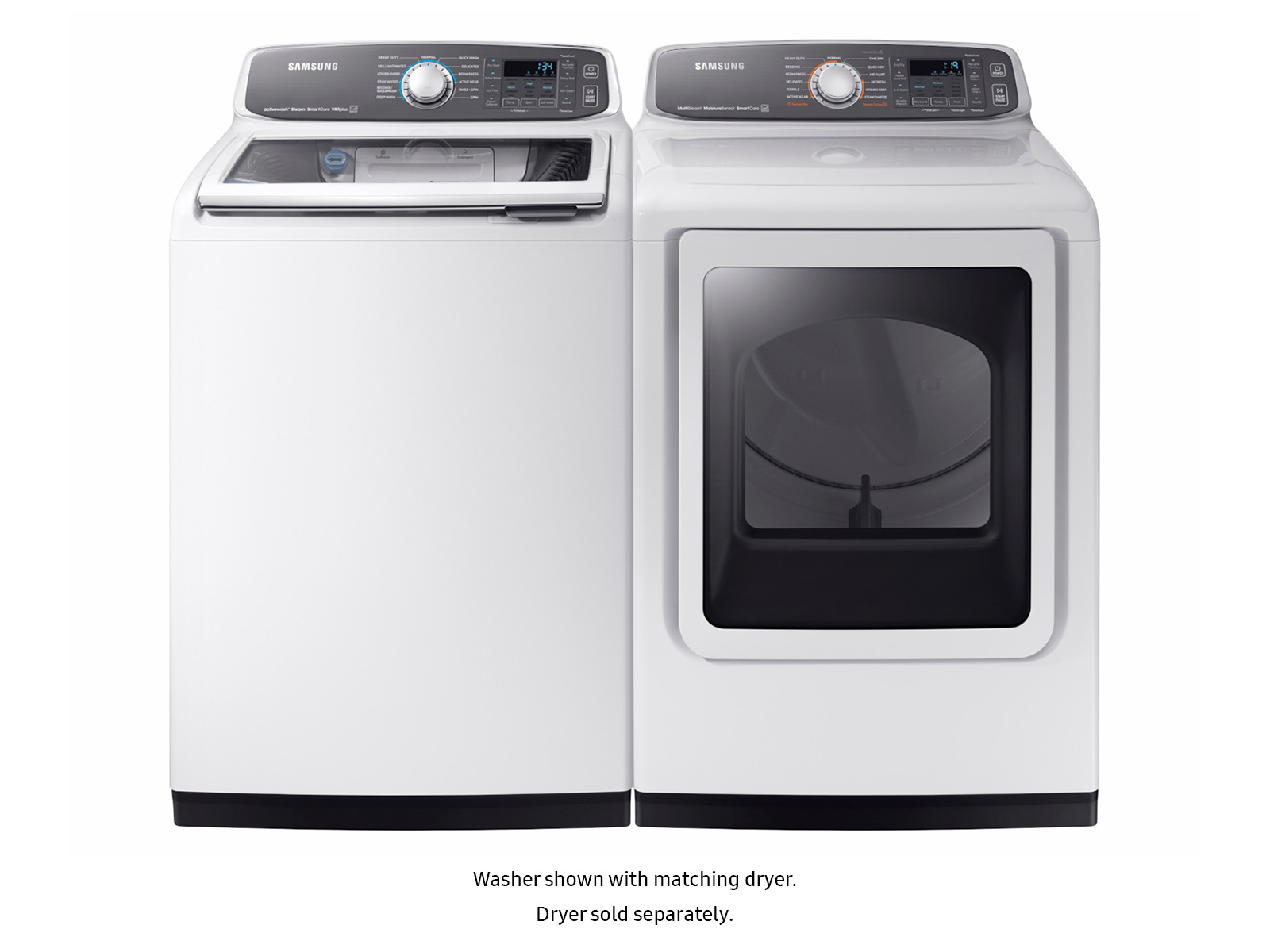 Samsung Washing Machine - 5.2 Cu. Ft. High Efficiency Top Load Washer-  White