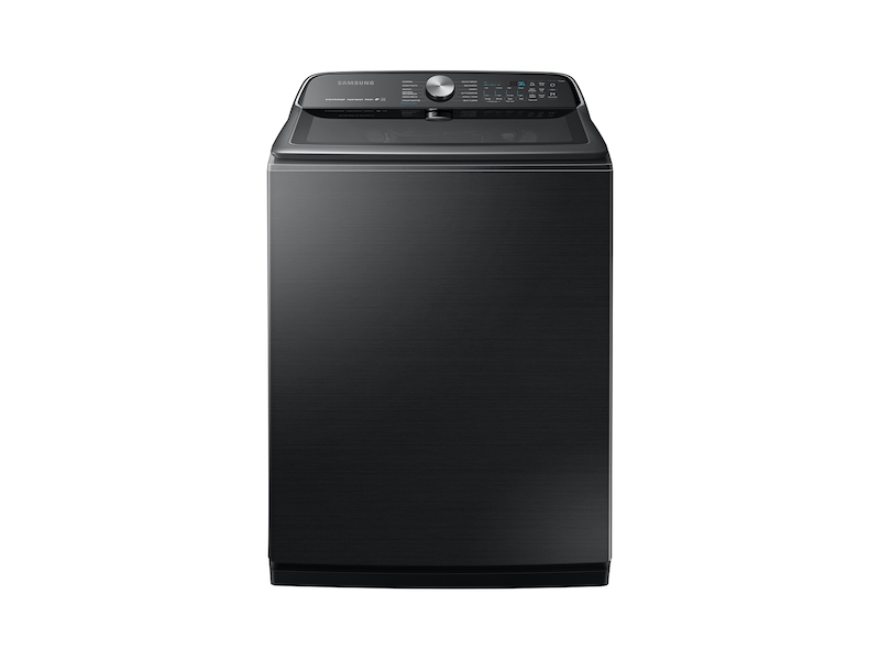 5.4 cu ft Top Load Washer with Super Speed in Black Stainless Steel