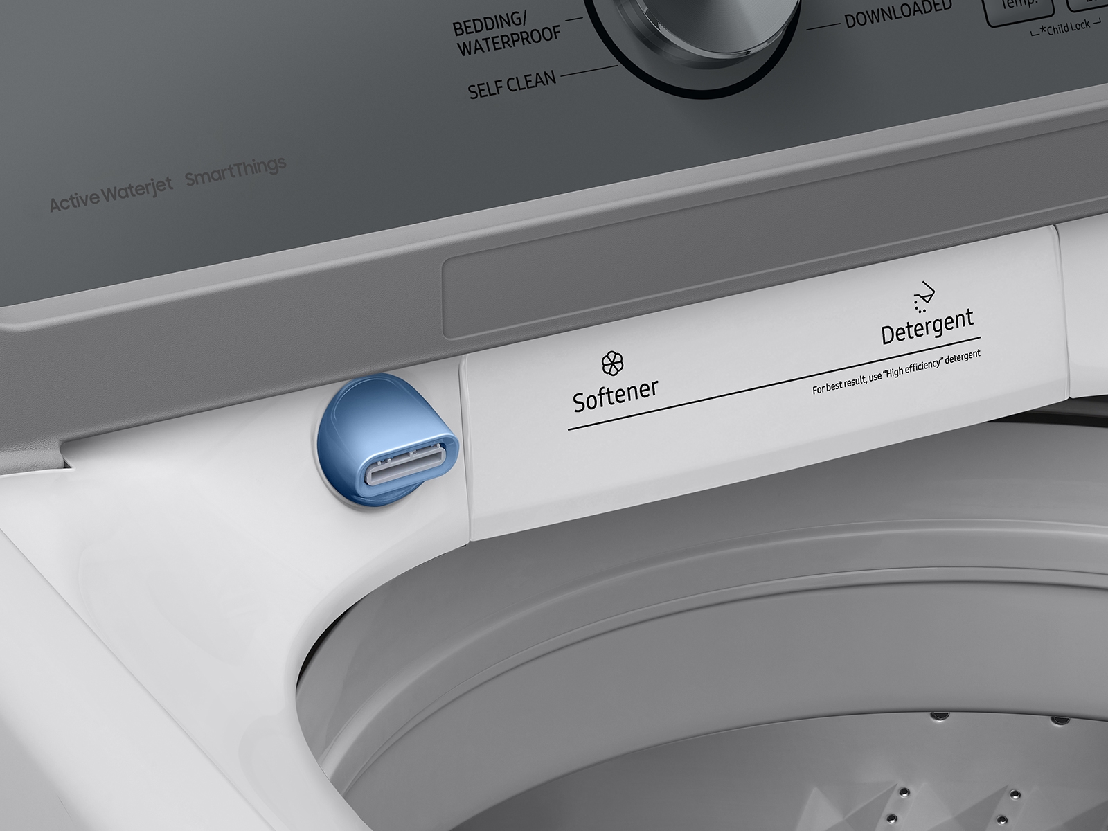 Thumbnail image of 4.7 cu. ft. Large Capacity Smart Top Load Washer with Active WaterJet in White