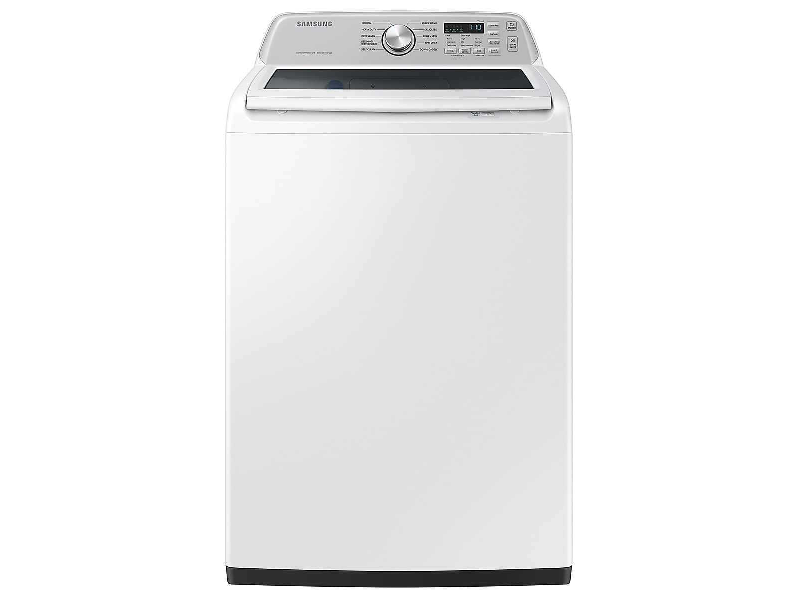 Samsung 4.6 cu. ft. Large Capacity Smart Top Load Washer with ActiveWave™ Agitator and Active WaterJet in White(WA46CG3505AWA4)