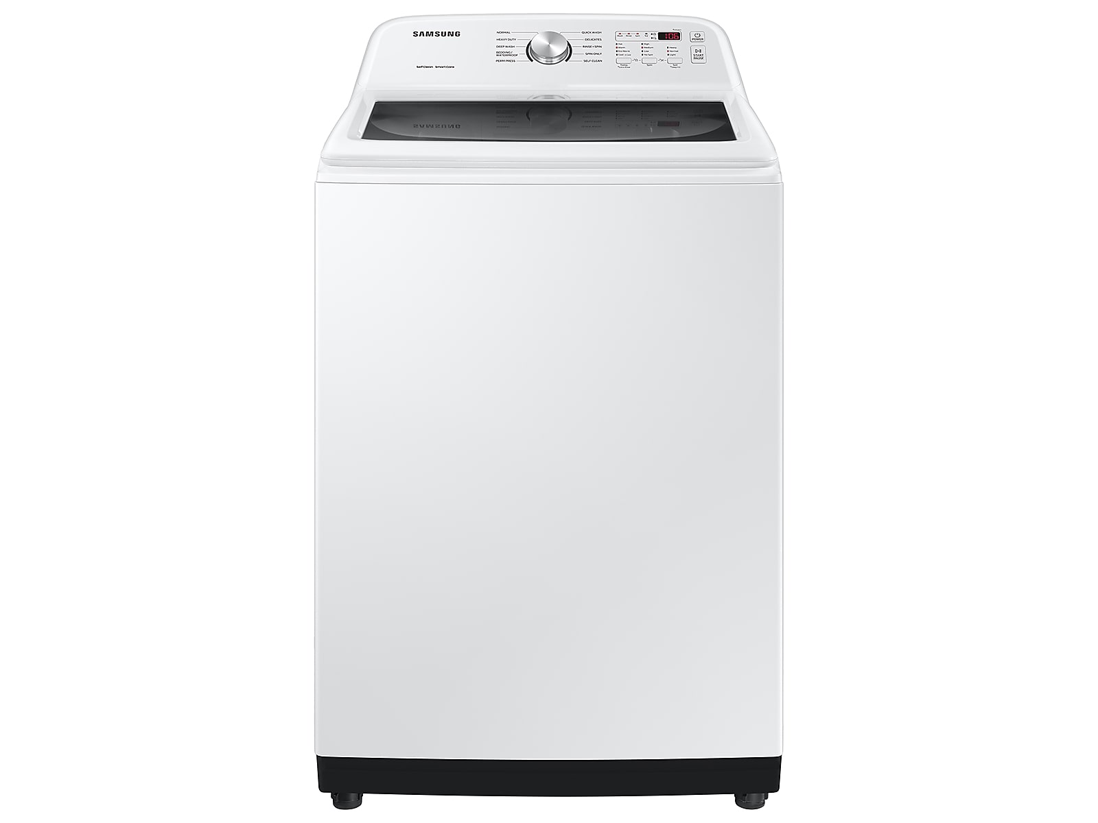 Samsung 4.9 cu. ft. Large Capacity Top Load Washer with ActiveWave™ Agitator and Deep Fill in White(WA49B5105AW/US)