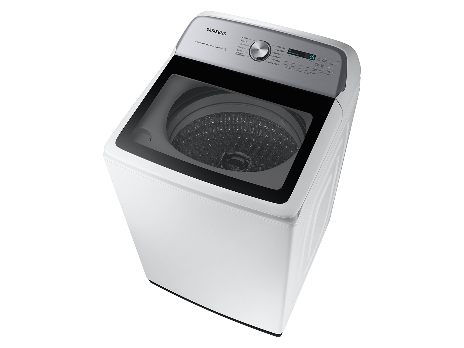 Thumbnail image of 5.4 cu. ft. Extra-Large Capacity Smart Top Load Washer with ActiveWave™ Agitator and Super Speed Wash in White