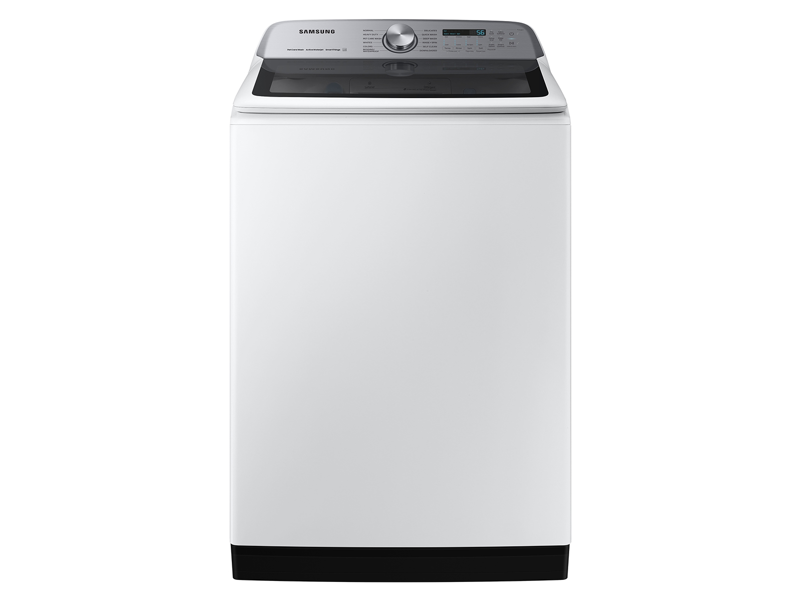 Samsung 5.4 cu. ft. Smart Top Load Washer with Pet Care Solution and Super Speed Wash in White(WA54CG7150AWA4)