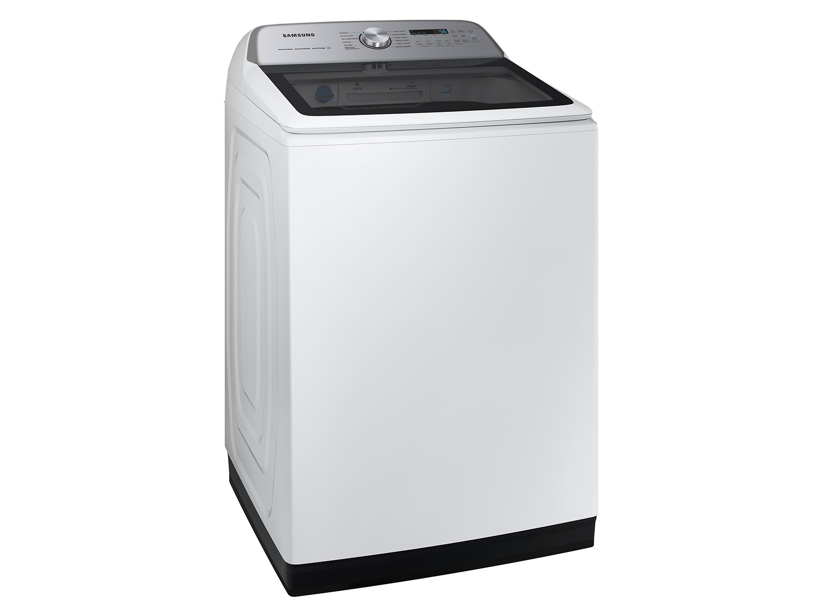 5.4 cu. ft. Smart Top Load Washer with Pet Hair Remover Setting in White