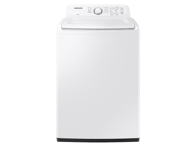 4.0 cu. ft. Top Load Washer with Agitator and Soft-Close Lid in - WA40A3005AW/A4 | Samsung US