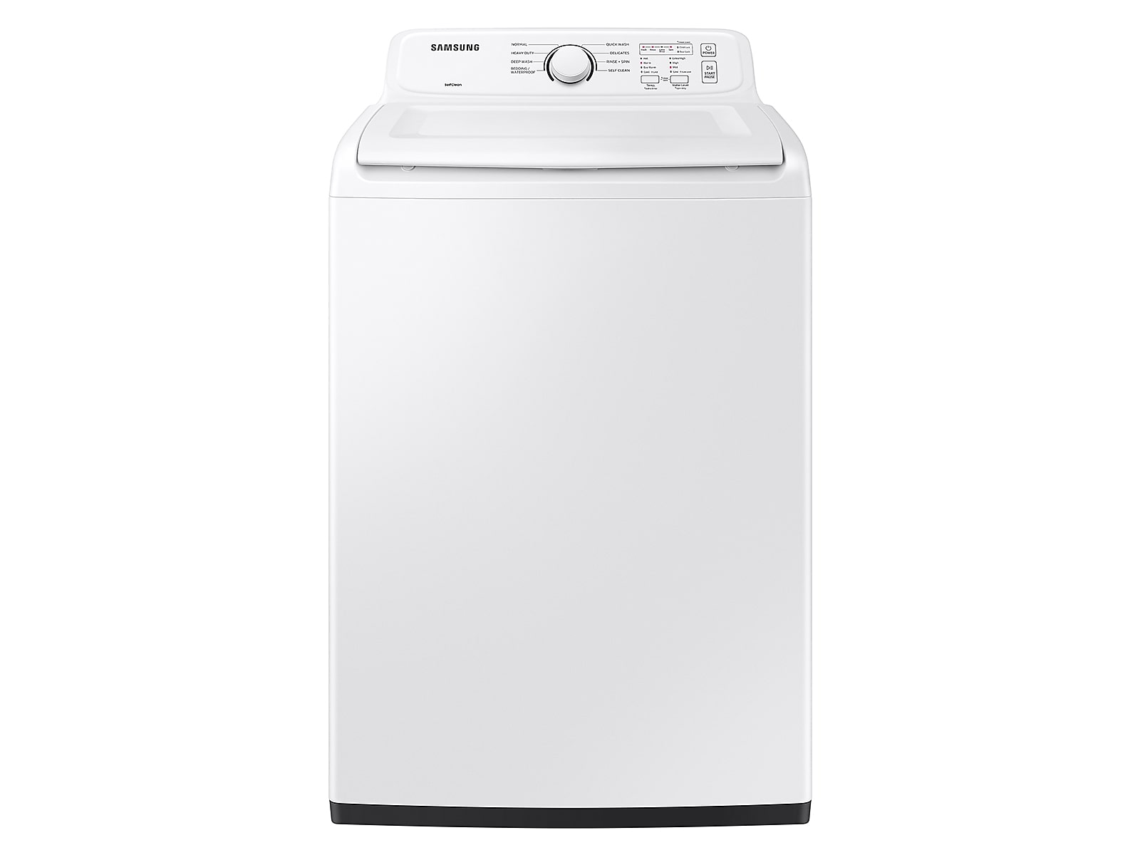 Samsung 4.1 cu. ft. Capacity Top Load Washer with Soft-Close Lid and 8 Washing Cycles in White(WA41A3000AW/A4)