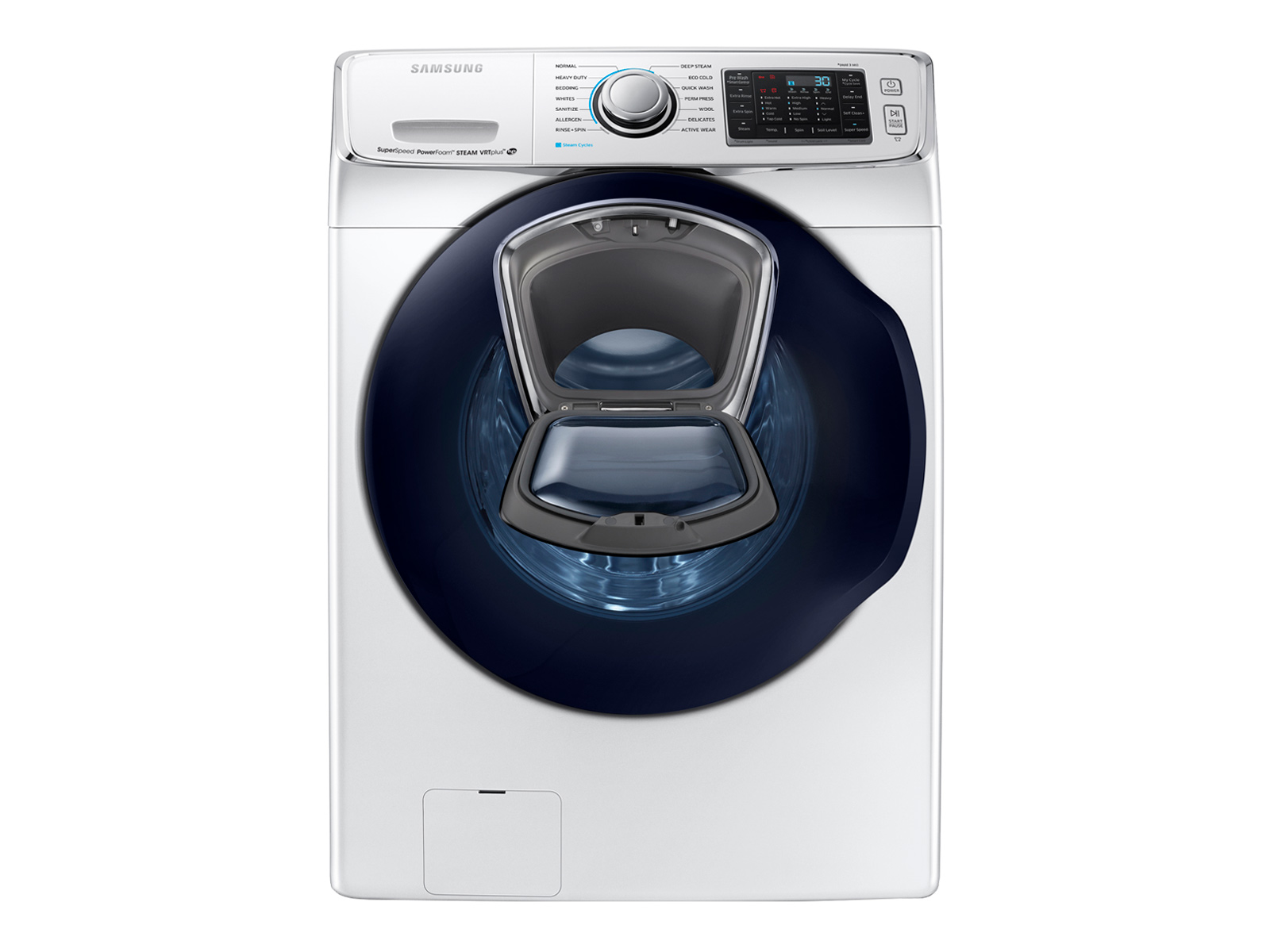 5 0 Cu Ft Addwash Front Load Washer In White Washer Wf50k7500aw A2 Samsung Us