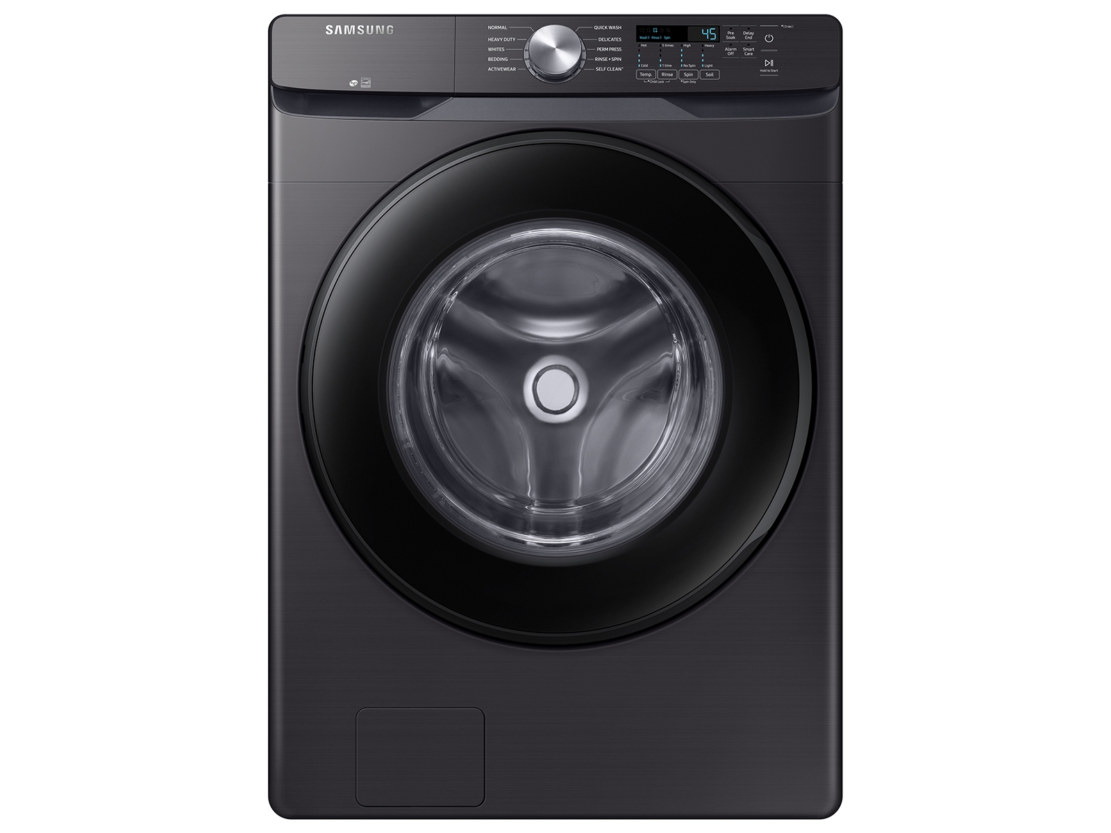 Samsung 4.5 cu. ft. Front Load Washer with Vibration Reduction Technology+ in Brushed Black(WF45T6000AV/A5)