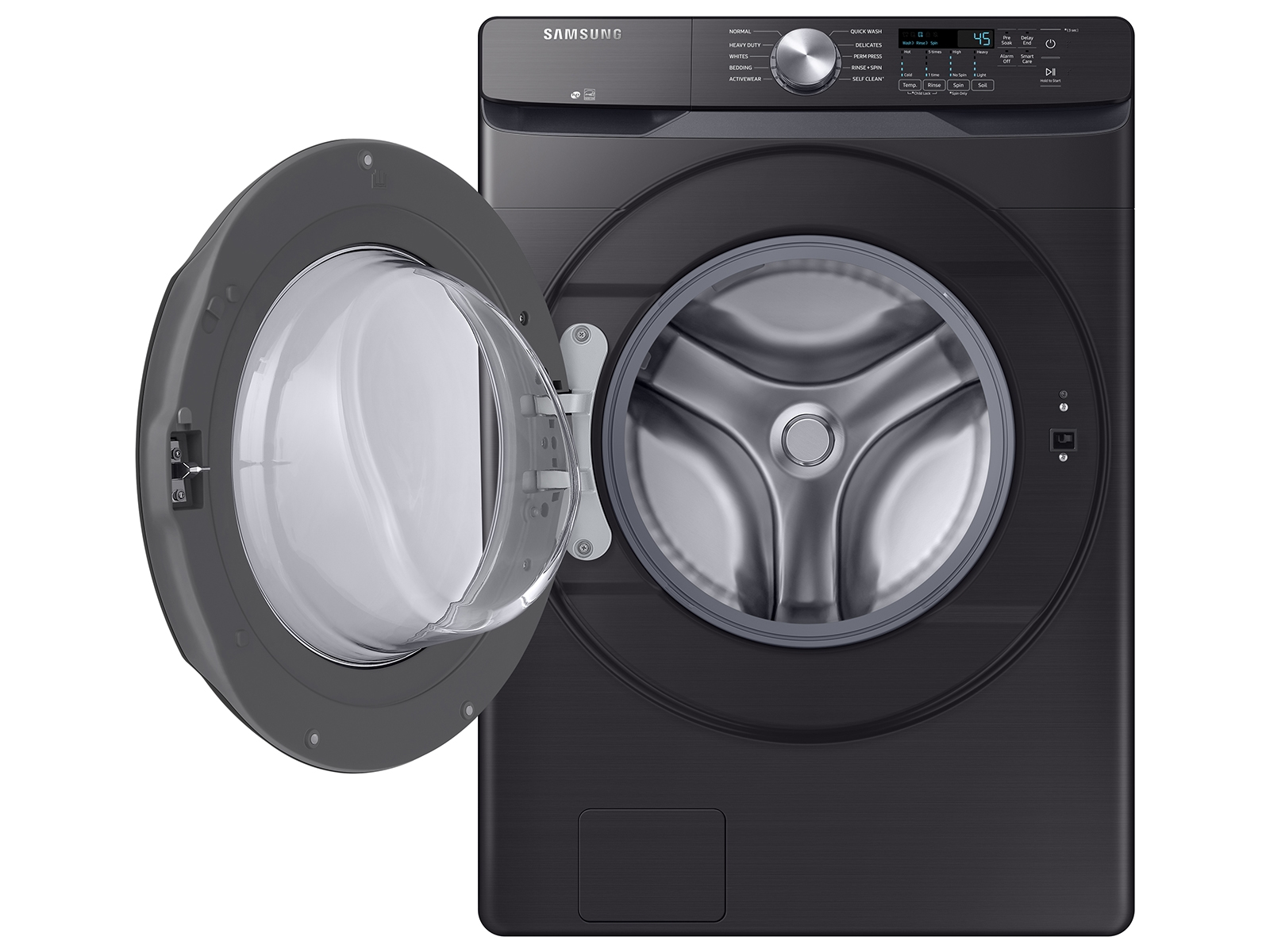Thumbnail image of 4.5 cu. ft. Front Load Washer with Vibration Reduction Technology+ in Brushed Black