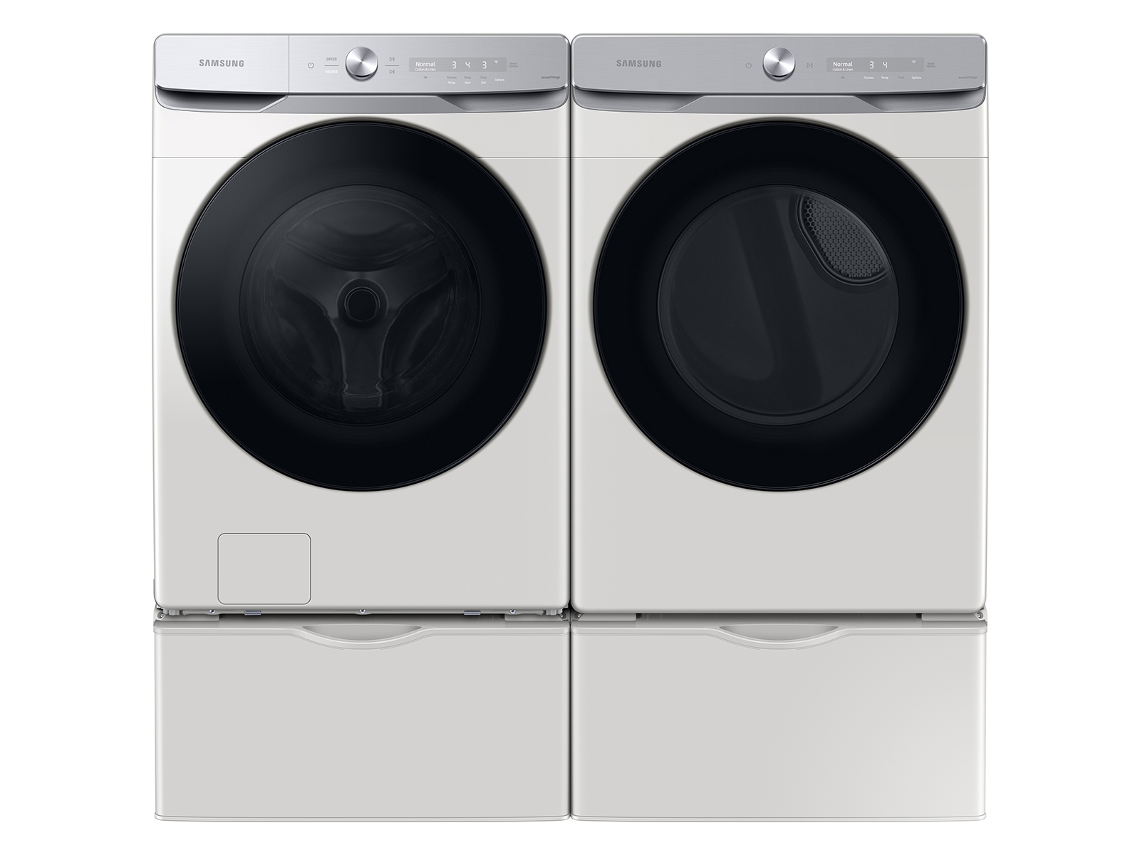 Navigating and setting up your Samsung washer and dryer