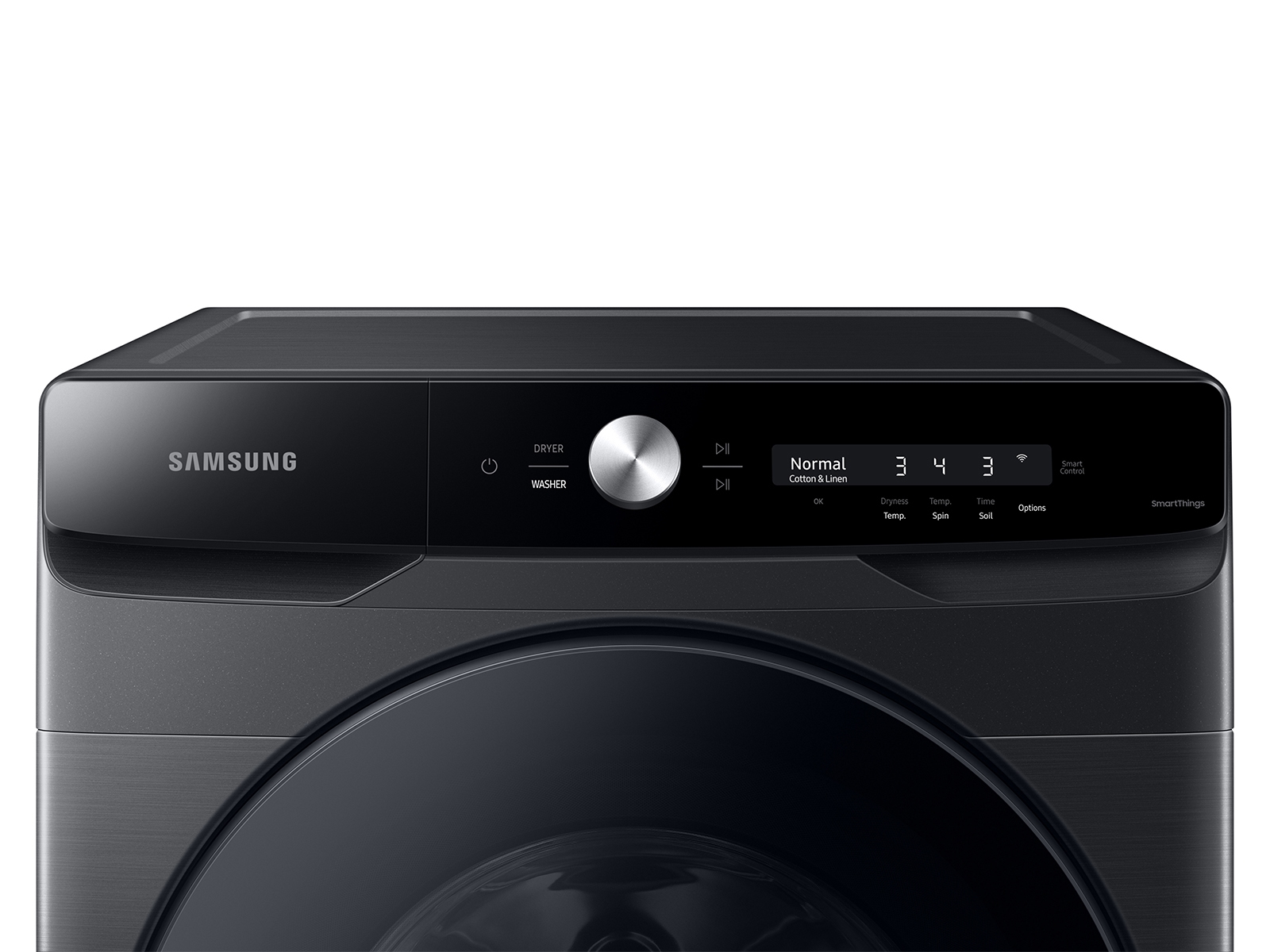 Thumbnail image of 5.0 cu. ft. Extra-Large Capacity Smart Dial Front Load Washer with MultiControl™ in Brushed Black