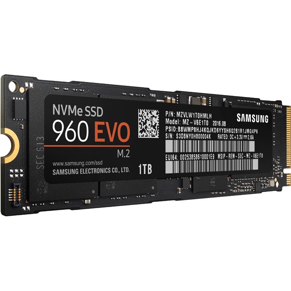 SSD 960 EVO M.2 1TB Memory  Storage MZ-V6E1T0BW Samsung US
