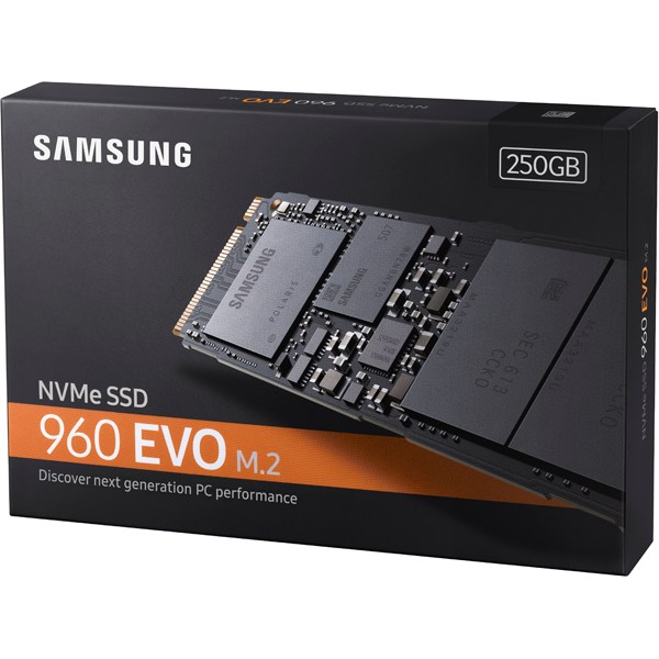 SSD 960 EVO M.2 250GB Memory & Storage - MZ-V6E250BW
