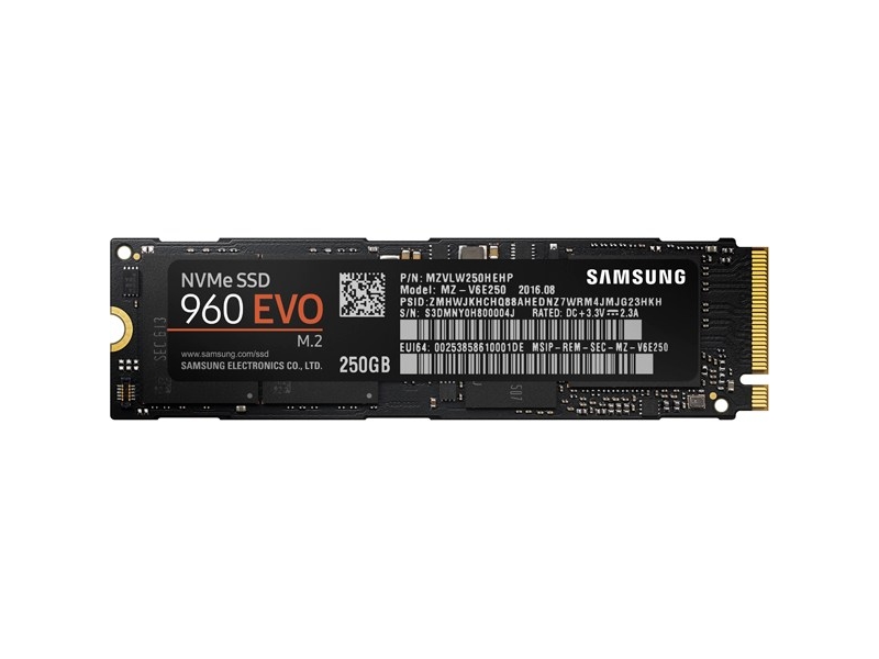 brud Stat Et hundrede år SSD 960 EVO M.2 250GB Memory & Storage - MZ-V6E250BW | Samsung US