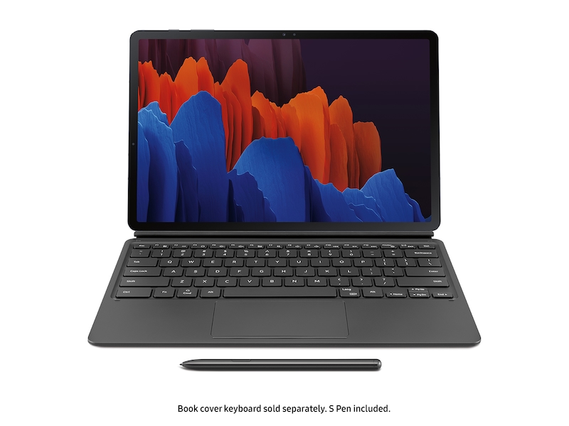 weg te verspillen Smaak zwaartekracht Galaxy Tab S7+ Bookcover Keyboard Mobile Accessories - EF-DT970UBEGUJ |  Samsung US