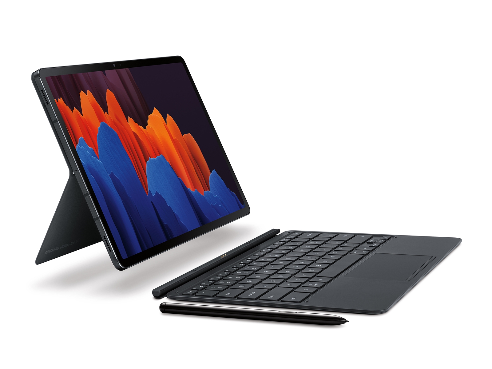 Galaxy Tab S7+ Bookcover Keyboard Mobile Accessories EFDT970UBEGUJ