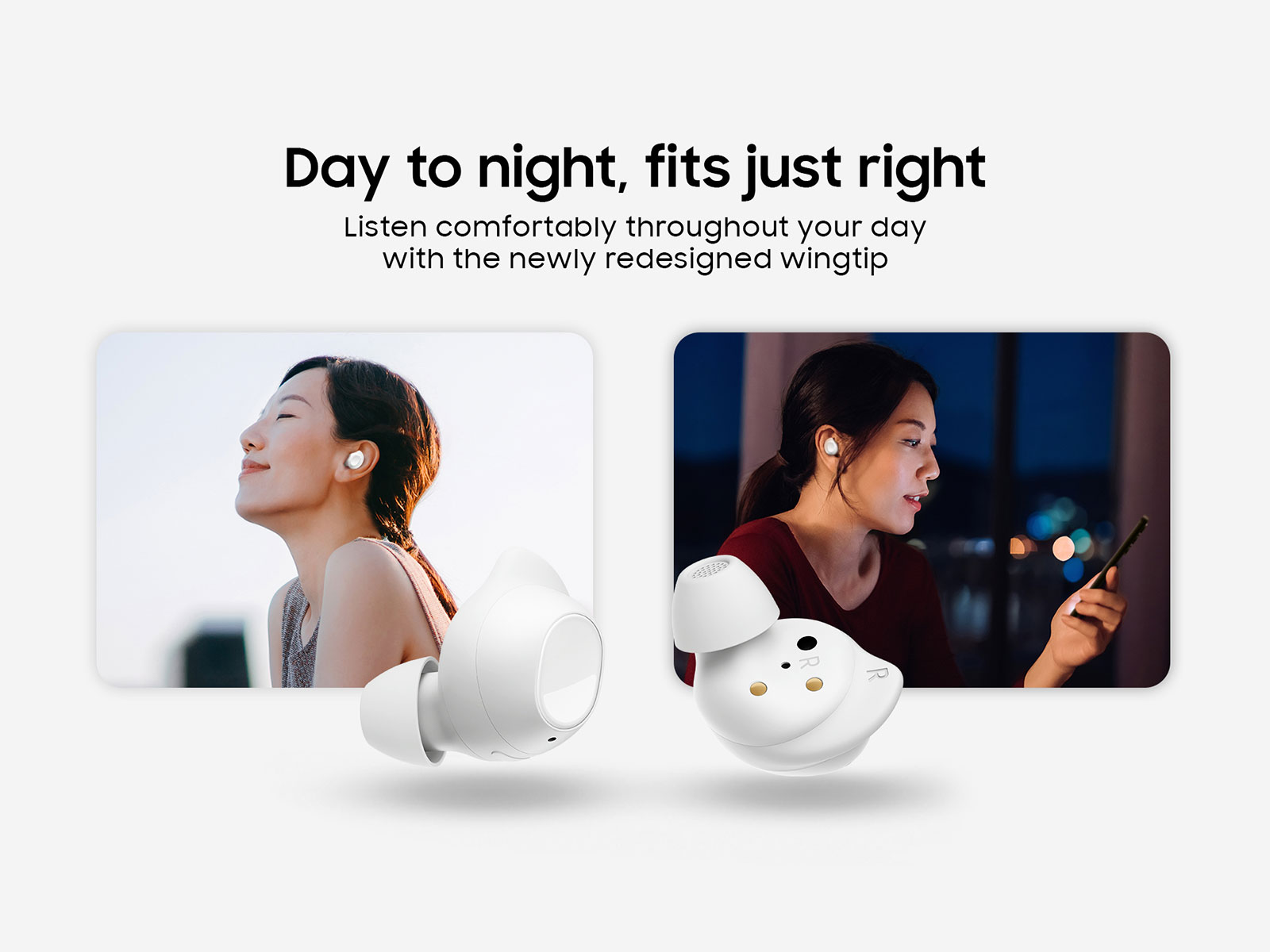 Official Samsung White Galaxy Buds FE True Wireless Earbuds