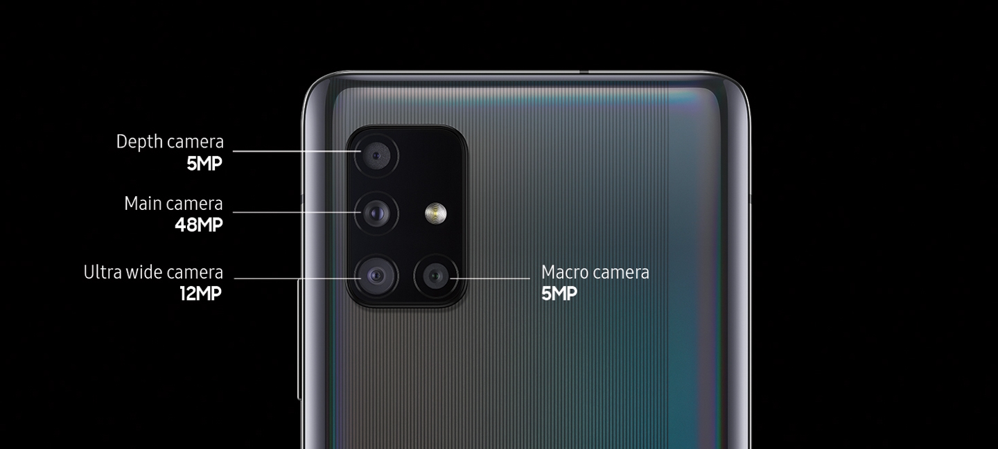 4 Camera sau trên Samsung Galaxy A71 5G