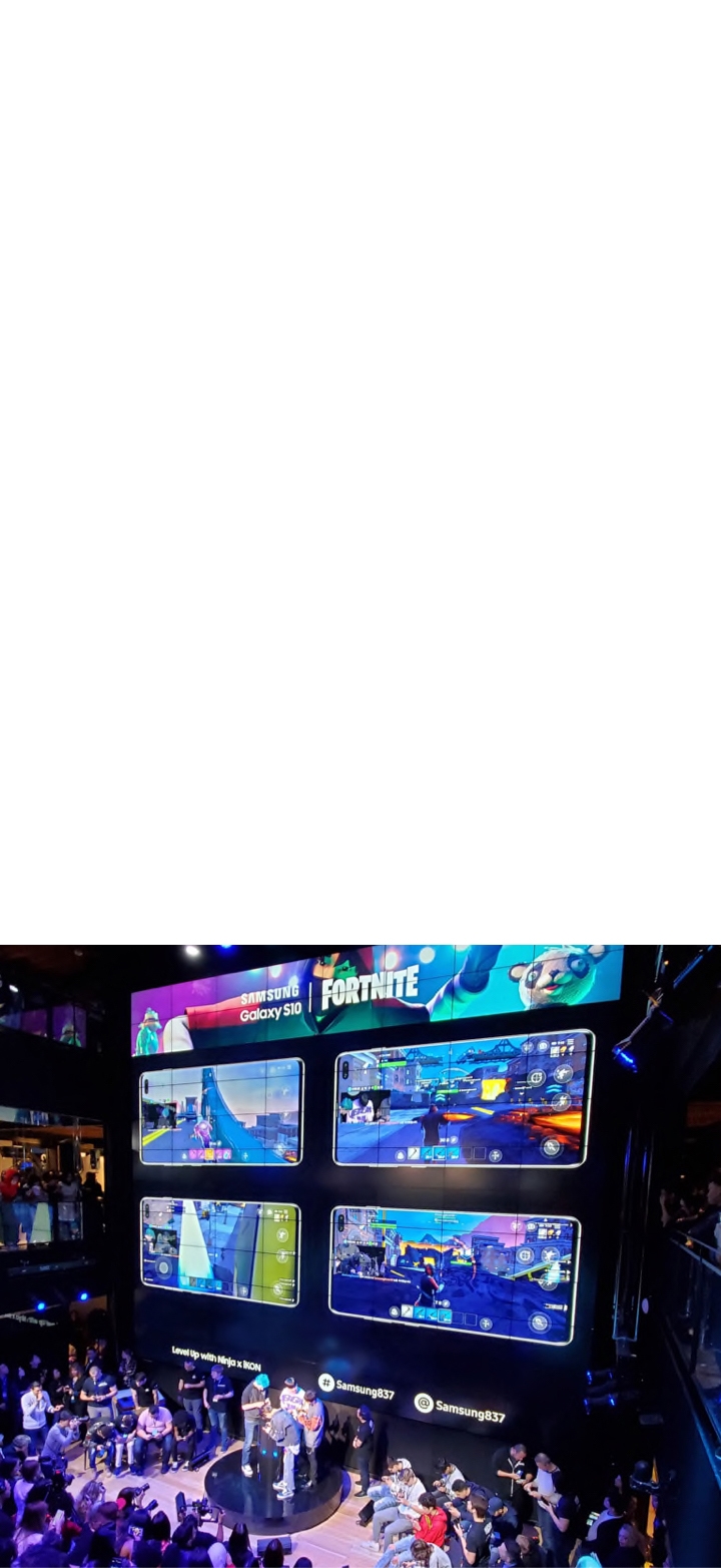 samsung revealed new fortnite creative island at level up event - note 9 fortnite promotion end date