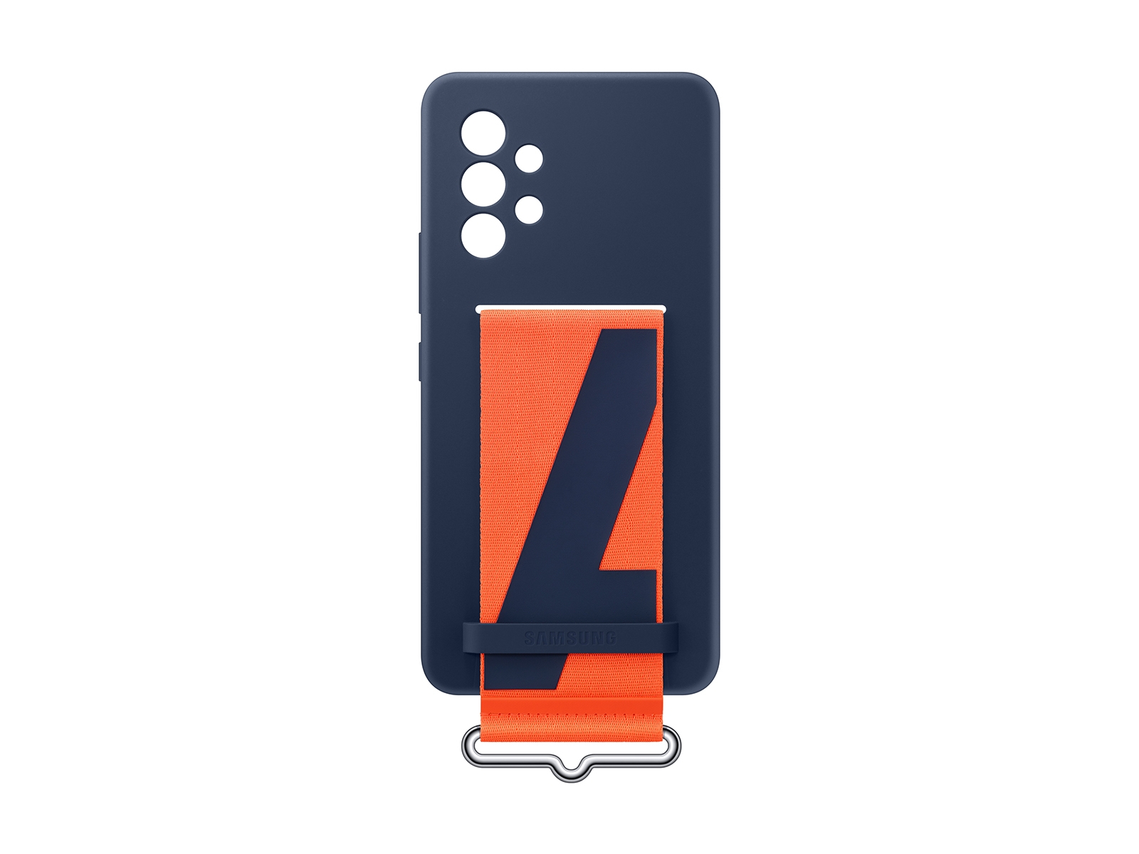 Thumbnail image of Galaxy A53 5G Silicone Cover with Strap, Navy
