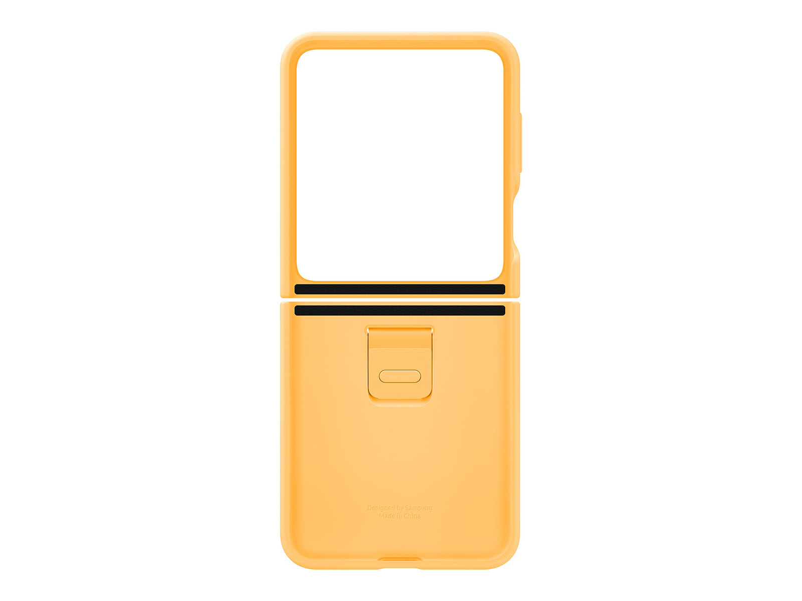 Thumbnail image of Galaxy Z Flip5 Silicone Case with Ring, Apricot