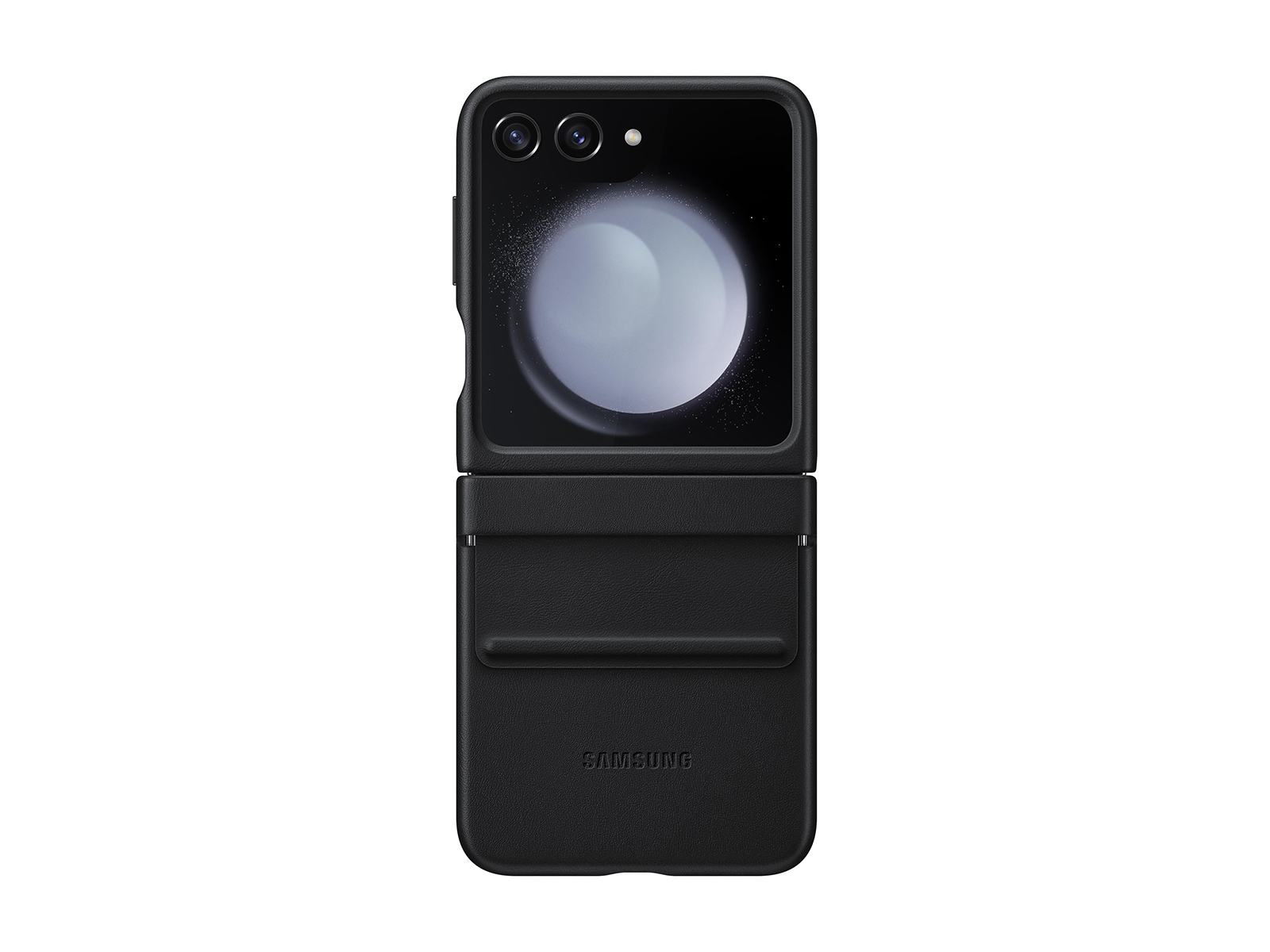 Thumbnail image of Galaxy Z Flip5 Flap Eco-Leather Case, Black