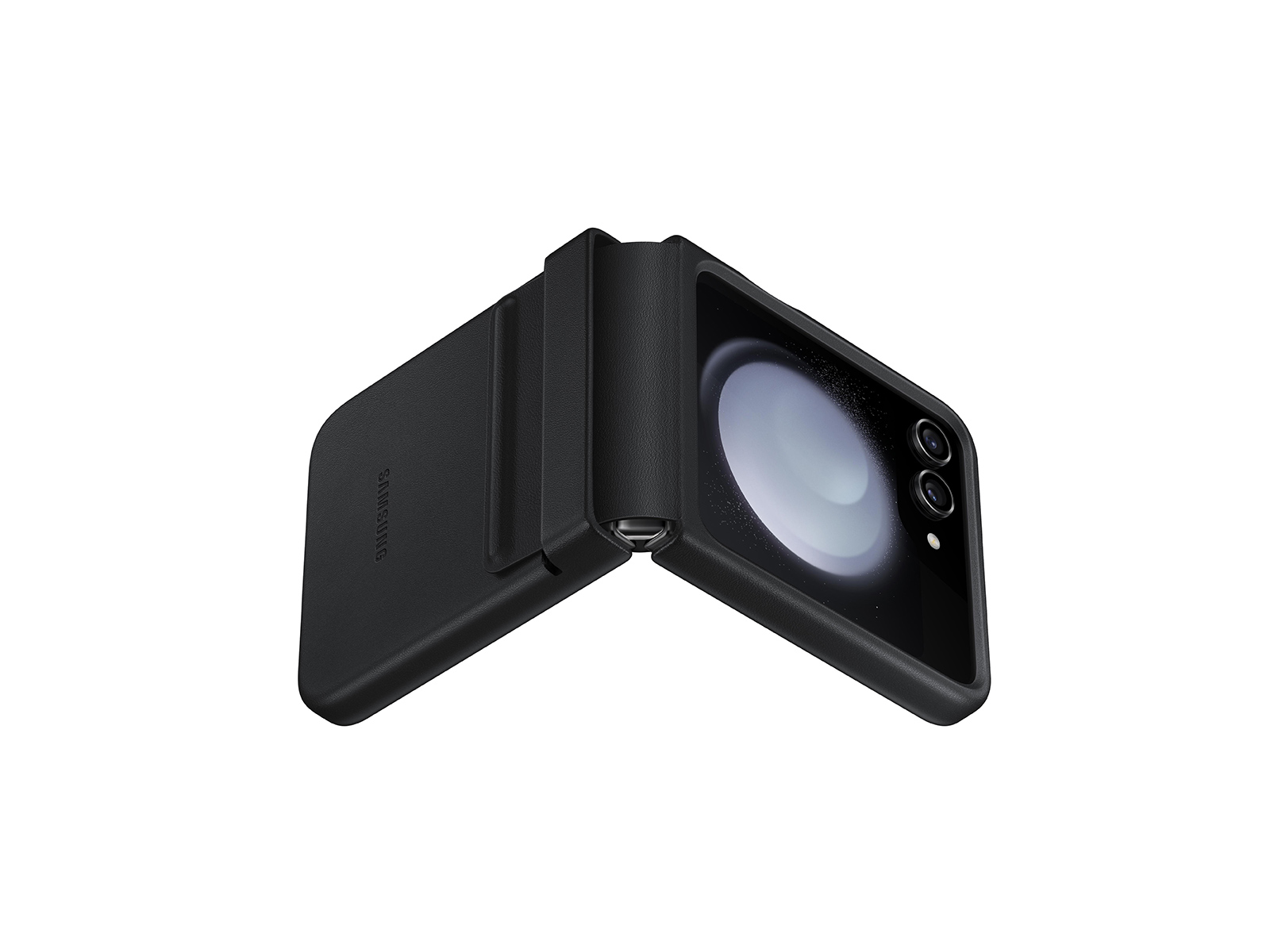 Thumbnail image of Galaxy Z Flip5 Flap Eco-Leather Case, Black
