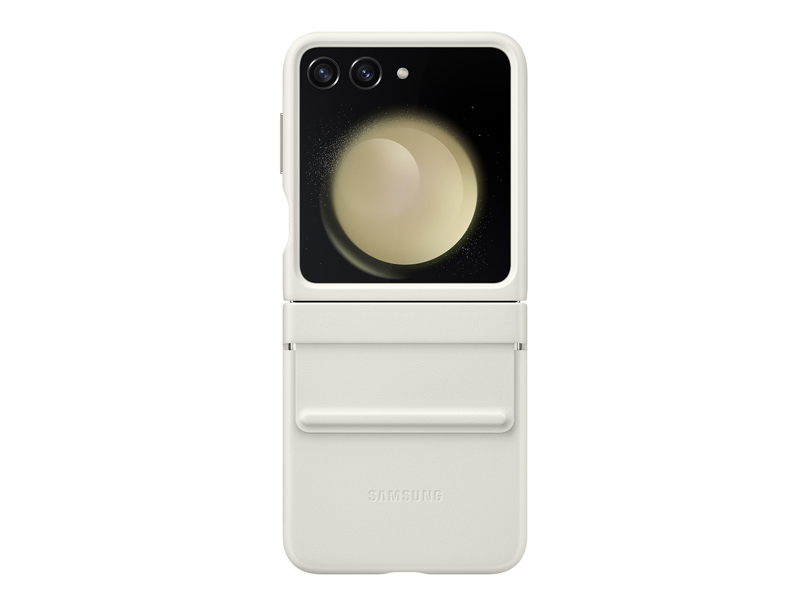 Galaxy Z Flip5 Flap Eco-Leather Case, Cream Mobile Accessories -  EF-VF731PUEGUS, Samsung US in 2023