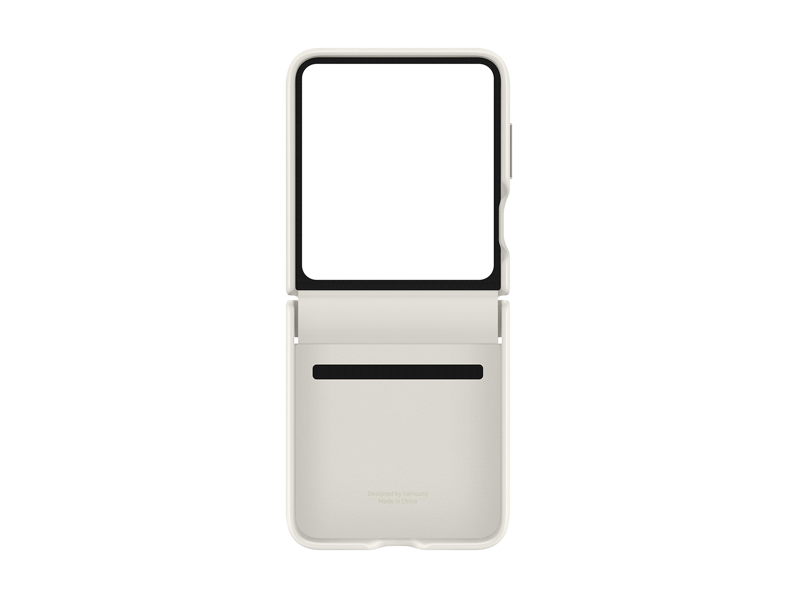 Thumbnail image of Galaxy Z Flip5 Flap Eco-Leather Case, Cream