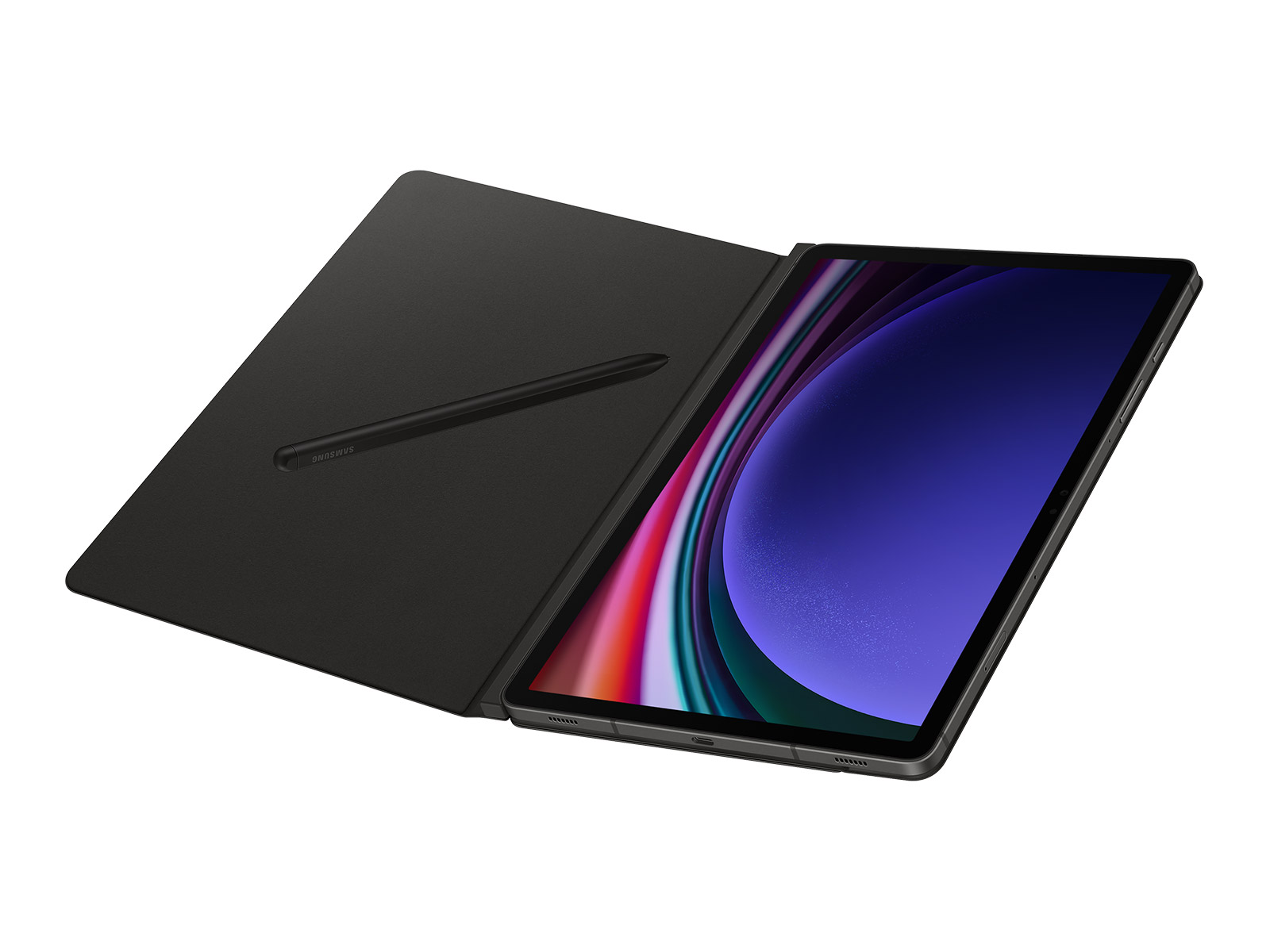 Galaxy Tab S9 Smart Book Cover, Black Mobile Accessories - EF 