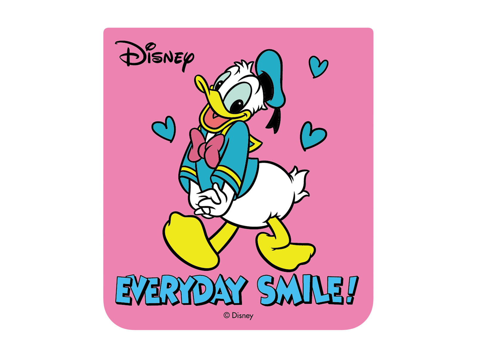 Disney Donald Duck Pink Interactive Card