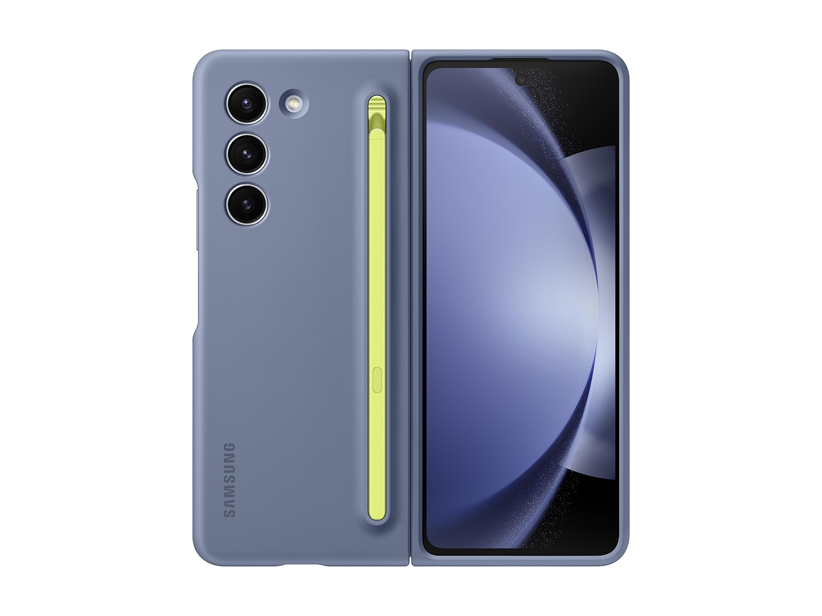 Galaxy Z Fold5 Slim S-pen™ Case, Icy Blue