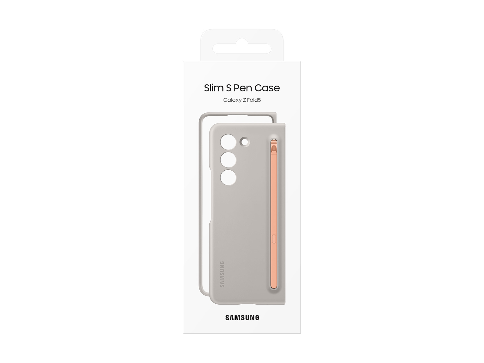 Galaxy Z Fold5 Slim S-pen™ Case, Sand Mobile Accessories - EF 